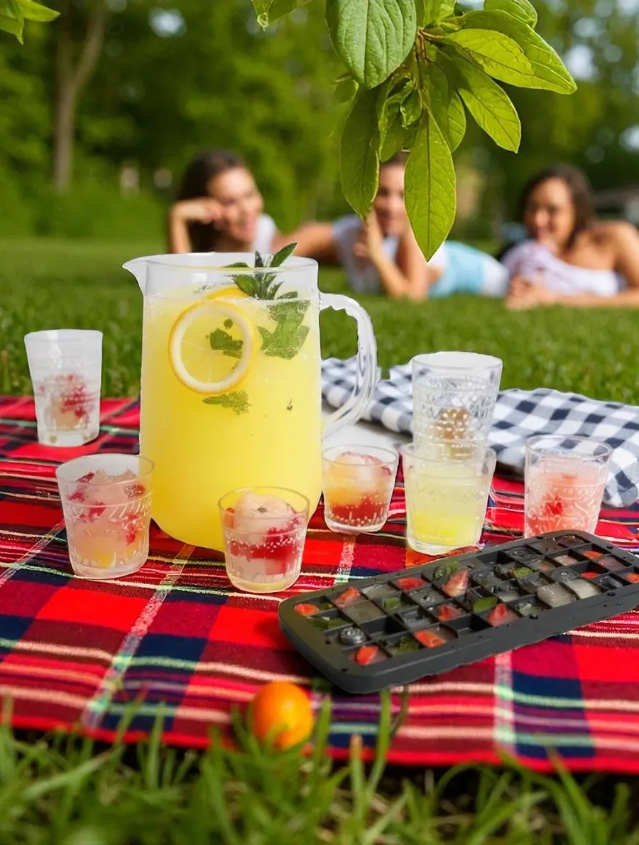 Vesna Krasna Kapaklı Silikon Buz Kalıbı 40 Gözlu 350925201 Çikolata