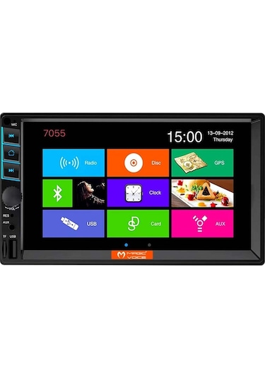 Magıcvoıce Mv-5418 Usb/sd/fm/aux/mp5/bluetooth 7 Dokunmatik Mekaniksiz Double Oto Teyp-70066