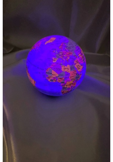 Masa Lambası Led Işık Dönen Manyetik Dünya Top Masa Süsü
