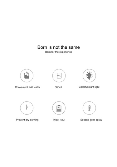 Wt-h16 Usb Şarjlı Su Desenli Atomize Nemlendirici, Renkli Gece Işıkları, Su Tankı Kapasitesi: 300 Ml Mavi