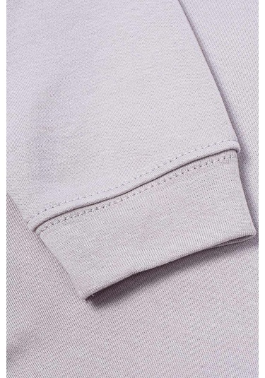 Atlas&yael %100 Organik Gots Belgeli Antialerjik Gri Bebek Takımı - Gri