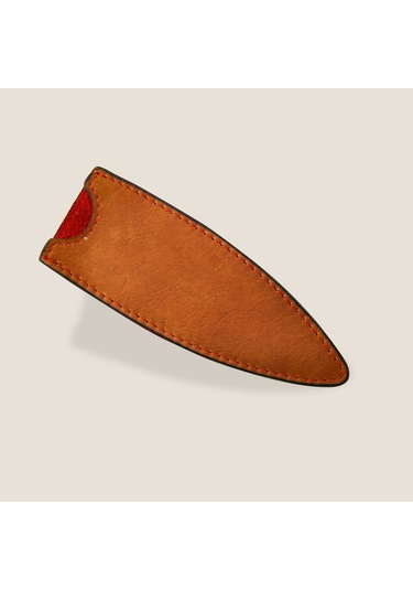 37g Kamp Deejo Leather Sheath, Natural Kahverengi