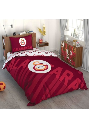 Taç Galatasaray Sportif Tek Kişilik Lisanslı Nevresim Takımı