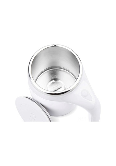 Hangfox 380ml Usb Şarjlı Otomatik Manyetik Çorbacı, Paslanmaz Çelik, Ev Kullanıma Uygun, Portatif Kahve Fincanı, Kahverengi Kahverengi