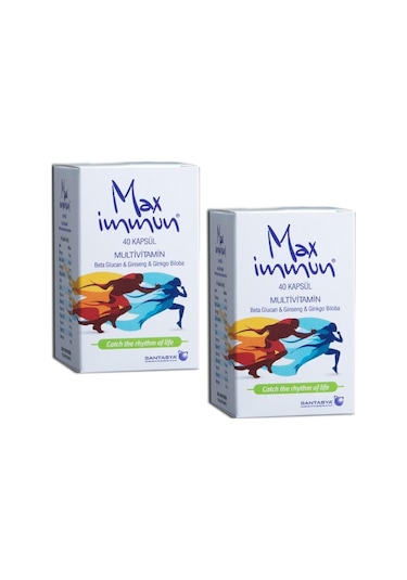 Max Immun 40 Kapsul Multivitamin X 2 Adet