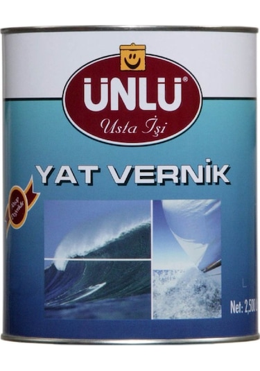 Ünlü Yat Vernik Parlak 2,5L