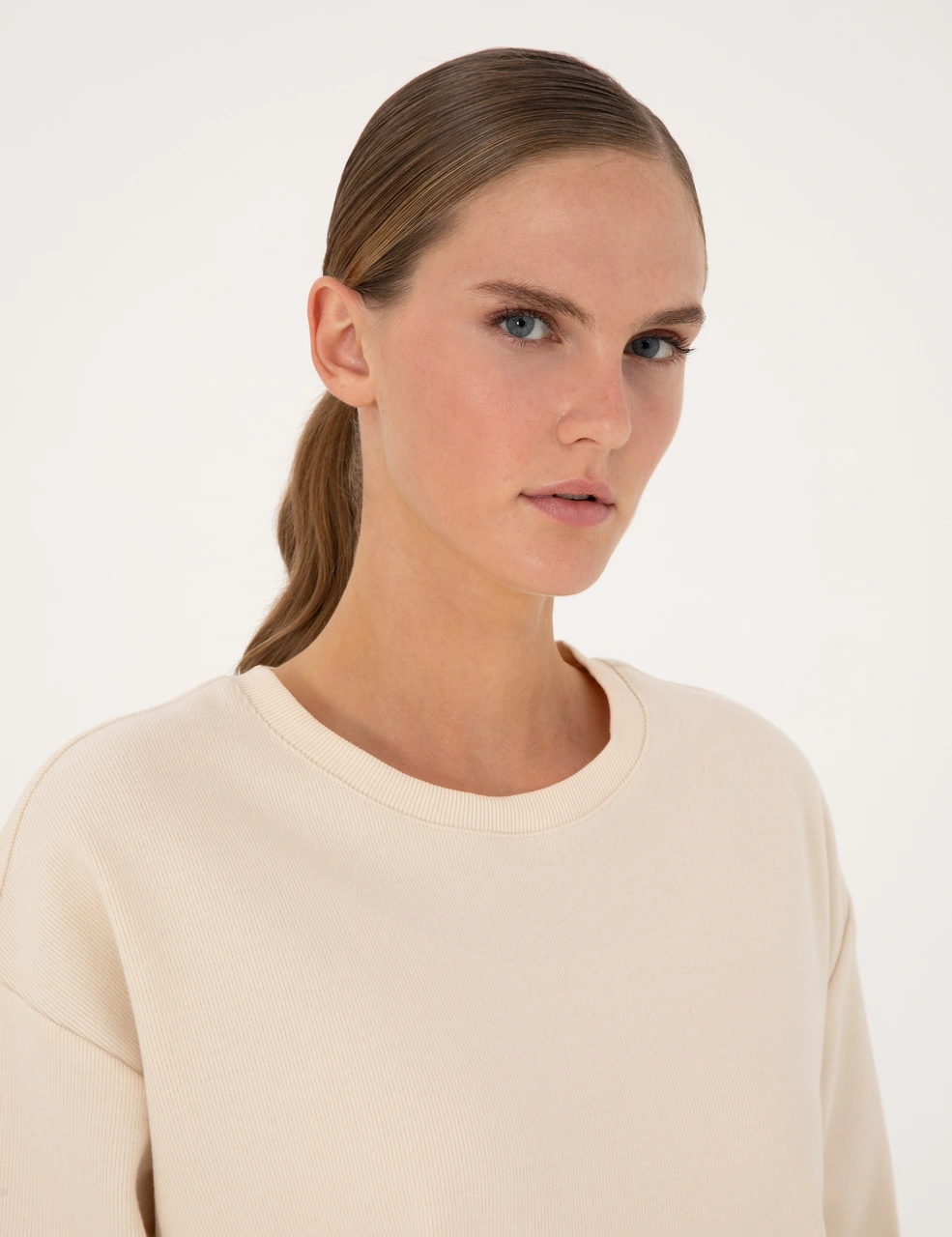 Pierre Cardin Kadın Ekru Sweatshirt 50314948-vr019 Ekru