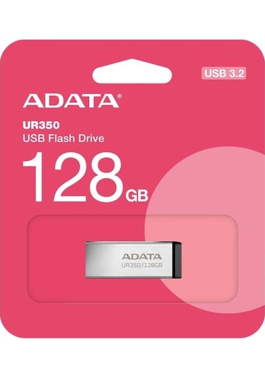Adata UR350-128G 128 GB USB 3.2 Gen1 Metal Flash Bellek