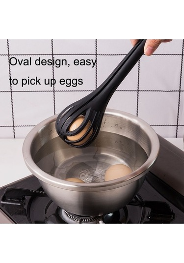 Pazly Cbtx Çok Amaçlı Naylon Yumurta Çırpıcı, Gıda Klipsi Ve Mikser Pişirme Aleti, Turuncu Turuncu