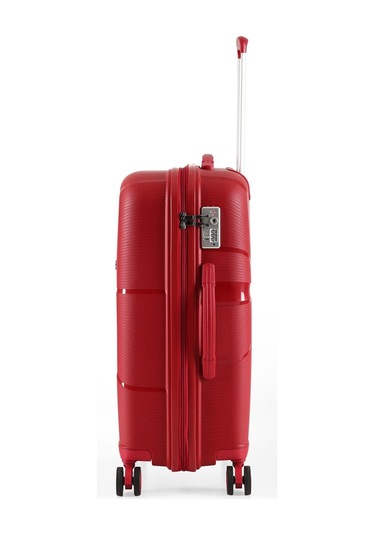 Ççs 5264 Polipropilen Büyük Boy Valiz Bordo