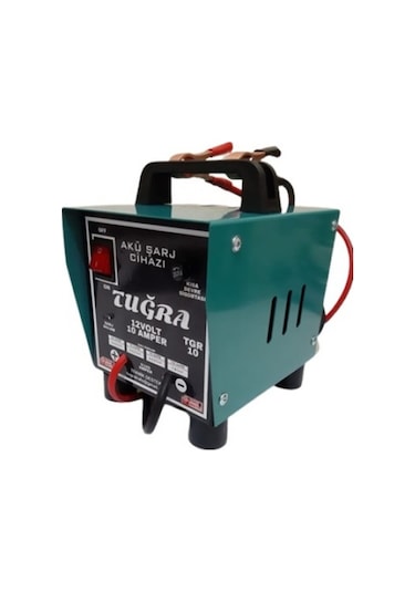 Tuğra TGR10 Bakır Sargı 12V 10A Akü Şarj Cihazı