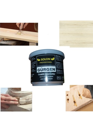 Çok Amaçlı Ahşap Parke Masa Sehpa Çizik Çok Amaçlı Tamir Dolgu Macunu Gürgen 240 Gr