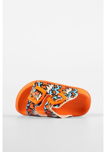 Vicco Gibli Iı Baskılı Erkek Bebek Orange Terlik Turuncu