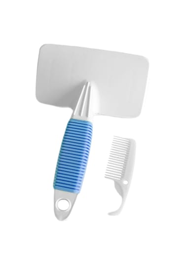 Markapet Temizleme Aparatlı Kedi Köpek Tarağı 7 Cm-14 Cm Small Mavi