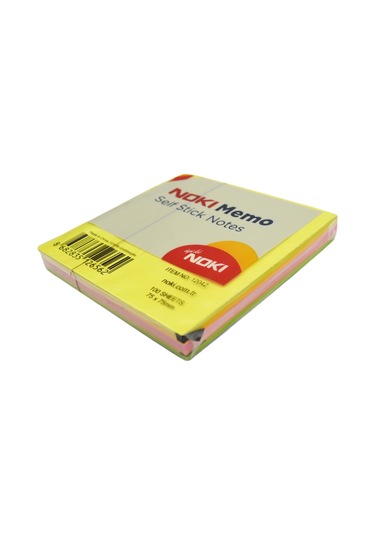 Noki Memo Stick Notes 75x75 Mm Küp Neon Yapışkanlı Not Kağıdı 100 Yaprak 4 Adet 12042