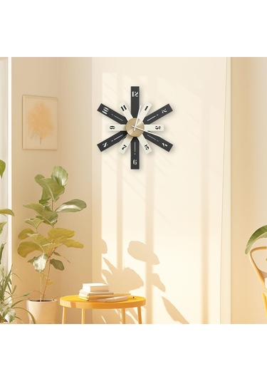 Suntek Modern Duvar Saati Sessiz Minimalist İç Koyu-yeşil Koyu Yeşil