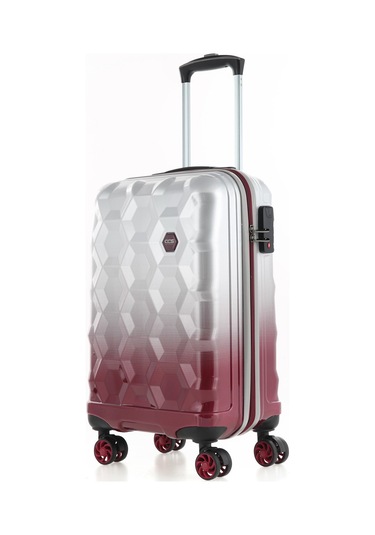 Ççs Kadın Orta Boy Valiz V.ccs5226-2 Gri-bordo