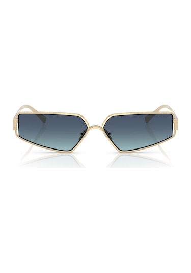 Tiffany Co. Tf 3113kb 62239s 60 Kadın Geometrik Gold Degrade Metal Güneş Gözlüğü Altın