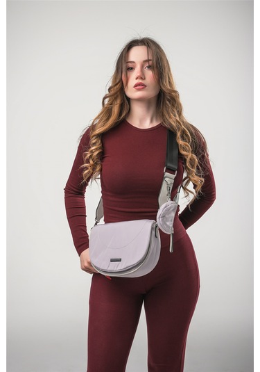 Ççs 18130 Kadın Çapraz Askılı Çanta GRİ