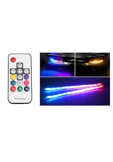 Far İçi Kristal Kayar Led Sinyalli Rgb Kumandalı