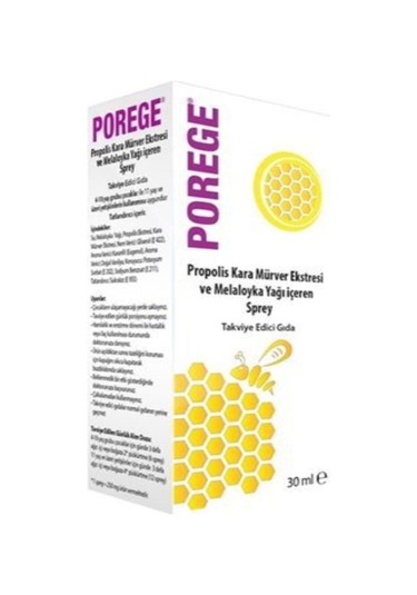 Porege Propolis Boğaz Spreyi 30 Ml