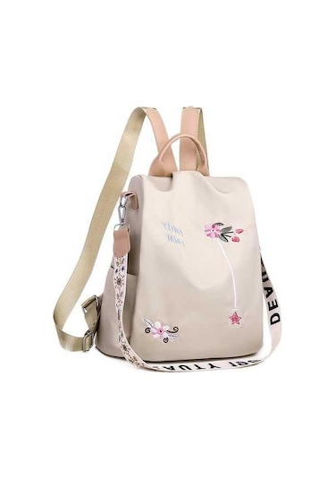 Didadodo Hırsızlığa Karşı Açık Hava Seyahat Çantası Kadın Sırt Çantası Hafif Kadın Çanta Açık Haki