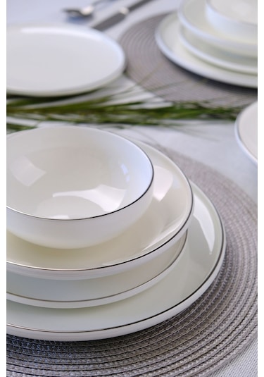 Leggno Chester Platin Yemek Takımı 6 Kişilik 24 Parça