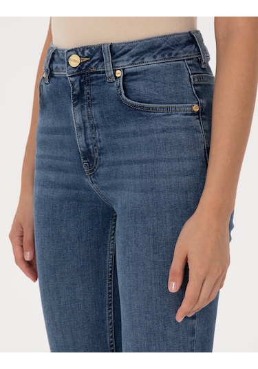 Pierre Cardin Kadın Mavi Pantolon Jean 50318242-vr036 Mavi