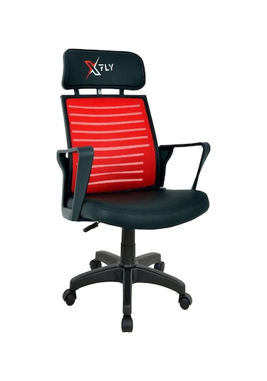 Xfly Plastik Ayaklı Oyuncu Koltuğu-Kırmızı File-2390C0545