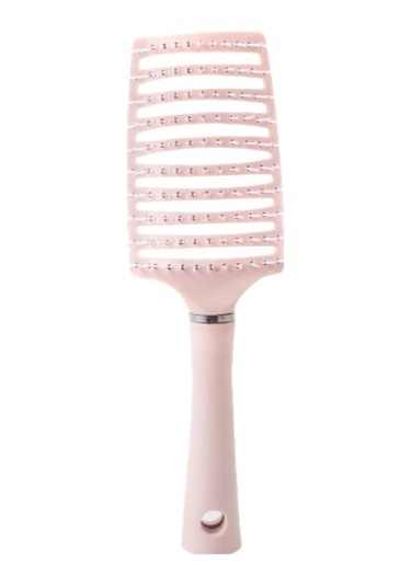 Pembe Profesyonel Kavisli Havalandırmalı Fırça, Hava Yastıklı Tarak, İçi Boş Tarak Masaj Tarakları, Kadınlar/erkekler İçin Hızlı Kuruyan Şekillendirici Masaj Saç Fırçası En Iyi Kalite Pembe