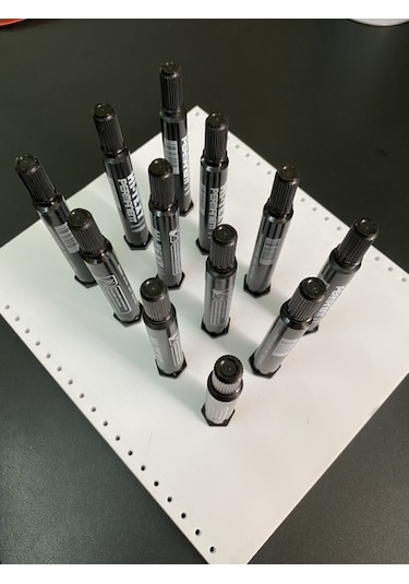 HI-TEXT 830PC MARKER KALEM 12Lİ KUTU Siyah