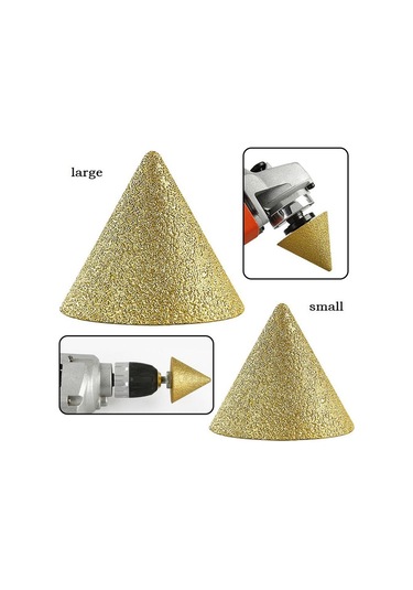 Sointeresting M10 Açı Frezeleme Ucu 38mm Pah Kırma Ucu Fayans Kesme Makinesi Model 100 Açı Taşlama Makinesi İçin Kırpma