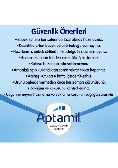 Aptamil 1 Bebek Sütü 1200 Gr  2 Adet