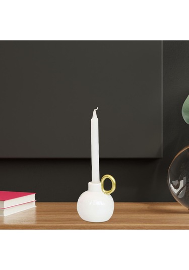 Suntek Konik Mumluklar Şamdanlar Şamdan Otel Seramik Şamdan