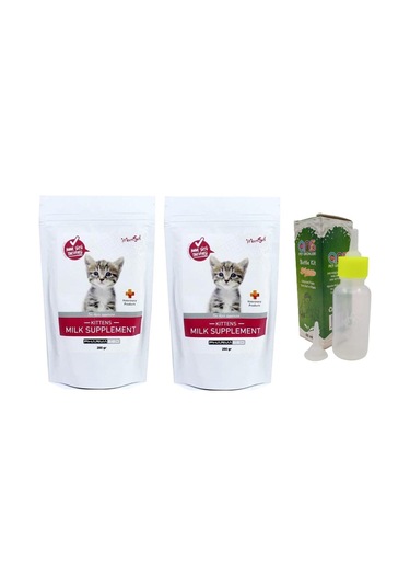 Yavru Kedi Süt Tozu 2 Adet + Biberon 60 Ml Biberon