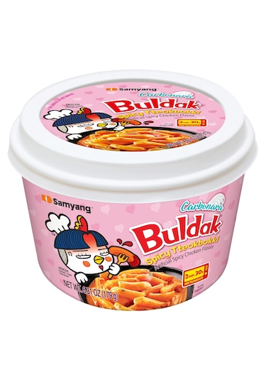 Samyang Buldak Carbonara Topokki Spicy Tteokbokki 179 G