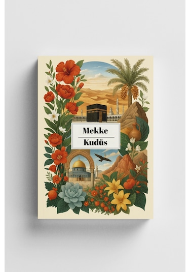 Mekke Kudüs İslami Defter Ayet-hadisli Çok Renkli