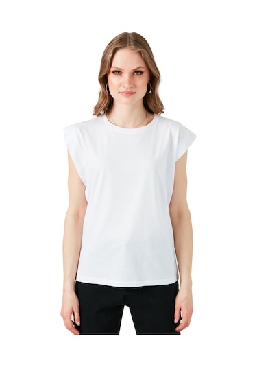 Lela Bayan T Shirt 5864019 Beyaz