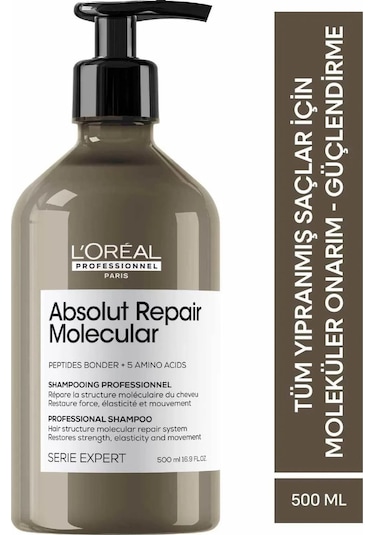 L'oreal Professionnel Serie Expert Absolut Repair Molecular Arındırıcı Şampuan 500 ML