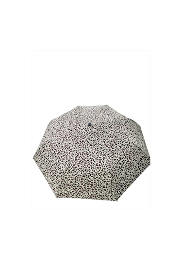 Marlux Leopar Desenli Otomatik Kdın Şemsiye Krem 710059 Leopar