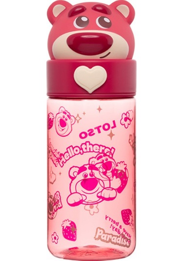 Jian Fan Çilek Ayı Çocuk Su Bardağı Okul Öğretmenlerine Özel Doğrudan İçme Bardağı - Yeşil Yeşil