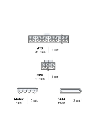 Azerty Azerty Rpl-350bar 350 W Pc Güç Kaynağı 431085317