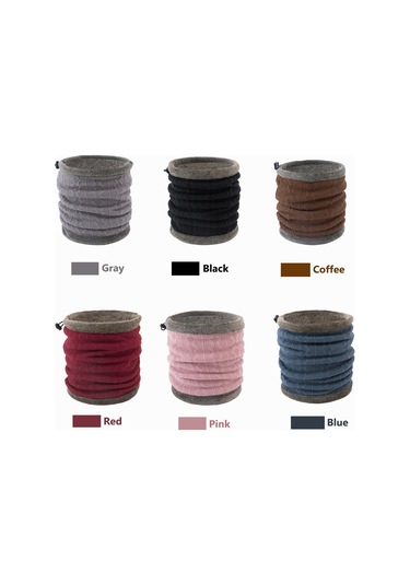 Geeroyoo Kışın Sıcak Tutan, Rüzgar Ve Toza Karşı Koruyan Yumuşak Polar Boyunluk - Gri Gri