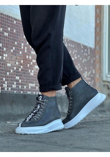 Wagoon Wg03 Gri Erkek Yarım Bilek Bot Çok Renkli