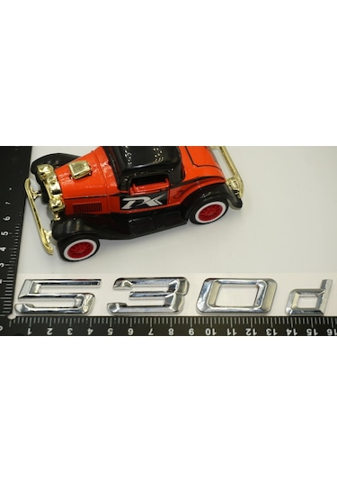 Bmw 530D Bagaj Krom Metal 3M 3D Yazı Logo