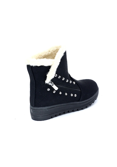 Trendyshose 6411 Kız Çocuk Içi Kurklu Kaymaz Taban Bot