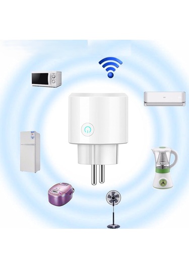 Mini Elektrik Wifi Akıllı Priz Soket Duvar Çok Uzaktan Kumanda