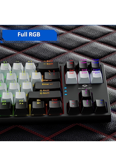 Valkyrie K710 Blue Switch Dark Alien Rgb Kablolu Oyuncu Klavye