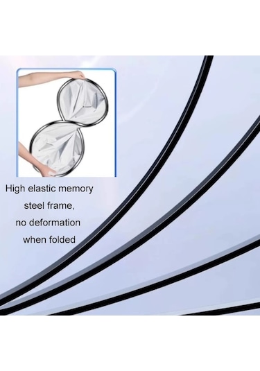 Dancemonkey 145x80cm Araba Ön Cam Güneş Koruma, Çift Daire Panjur, Lazer Güneşlik/