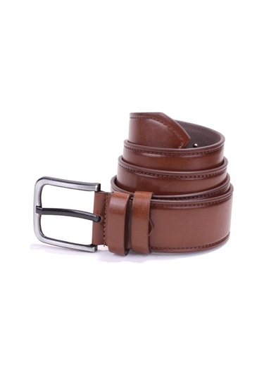 Dagoster Dmk26-460 Kahve 4.5 Cm Suni Deri Erkek Kemer Kahve